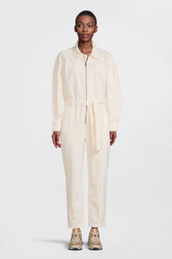Circle of Trust jumpsuit Levy white wash