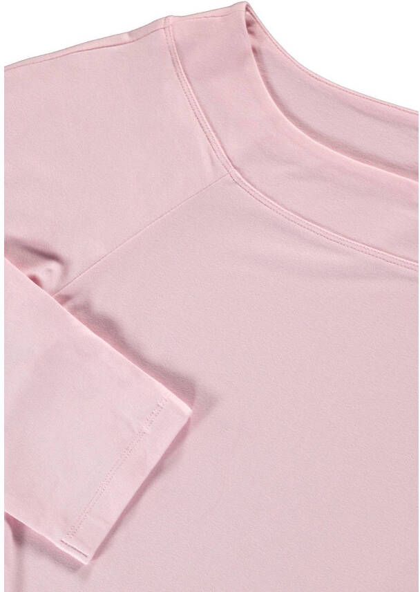 Claudia Sträter jersey top met boothals lichtroze