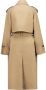 Claudia Sträter Maura by Claudia Strater trenchcoat jas met wol taupe - Thumbnail 3