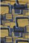 Claudia Sträter sjaal met all-over print geel blauw - Thumbnail 2
