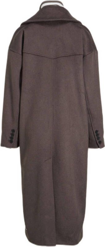 Colourful Rebel jas Zania met wol taupe