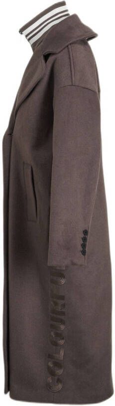 Colourful Rebel jas Zania met wol taupe