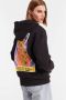 Colourful Rebel sweater GINGKO OVERSIZED HOODIE met printopdruk zwart - Thumbnail 3