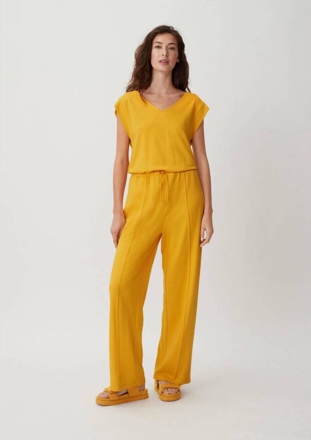 comma casual identity jumpsuit geel
