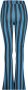 CoolCat Junior gestreepte flared broek Poppy blauw 34 inch Meisjes Polyester 158 164 - Thumbnail 2