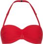 Cyell voorgevormde strapless bandeau bikinitop Scarlett rood - Thumbnail 2