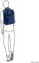 Daniel Ray rugzak Birmingham blauw - Thumbnail 2