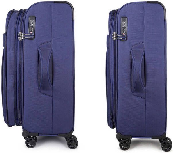 Decent trolley D-Upright 76 cm. donkerblauw