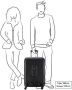 Delsey trolley Moncey 70 cm. paars - Thumbnail 3