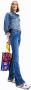Desigual Slim Fit Katoen-Blend Jeans Blue Dames - Thumbnail 3
