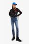 Desigual Elegant Zwart Shirt met Gerimpelde Mouwen Multicolor Dames - Thumbnail 5