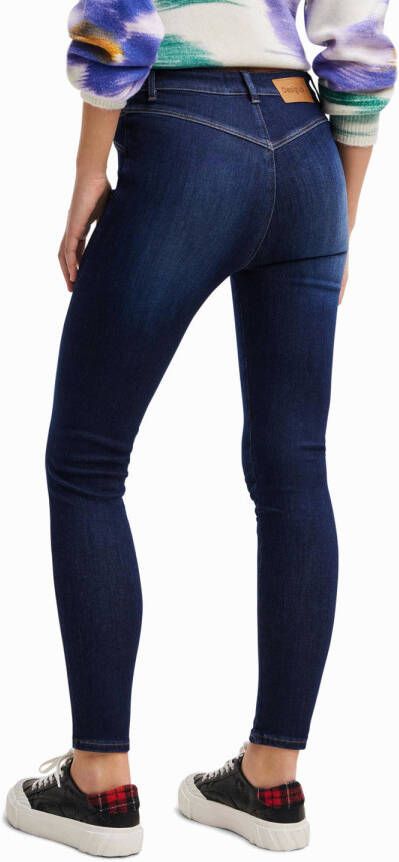 Desigual skinny jeans dark blue denim