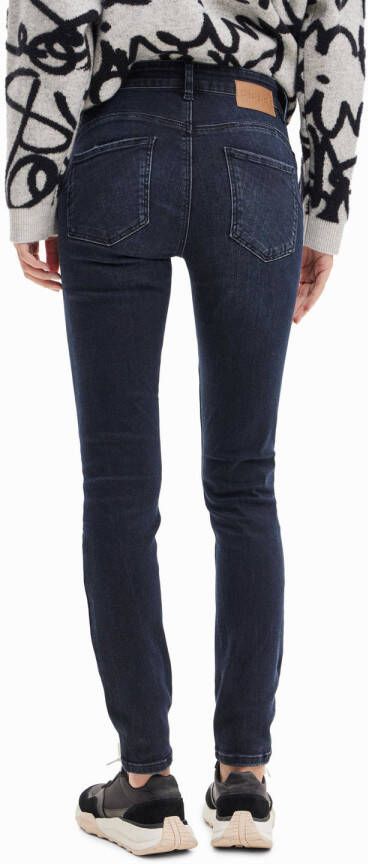 Desigual skinny jeans dark blue denim