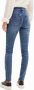 Desigual skinny jeans met borduursels medium blue denim - Thumbnail 3