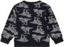 Dirkje sweater met all over print blauw Jongens Stretchkatoen Ronde hals 104 - Thumbnail 2