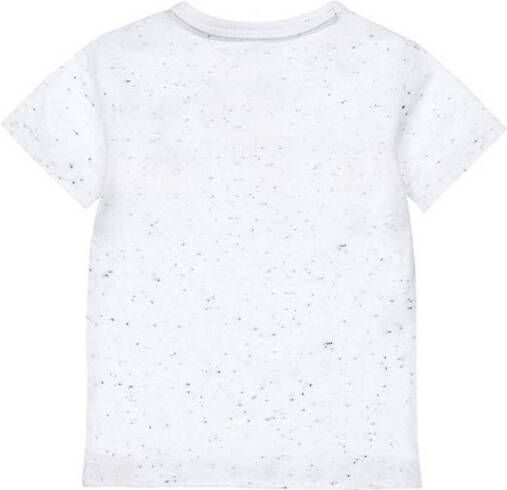 Dirkje T-shirt met printopdruk wit