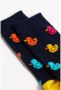 WE Fashion sokken met all-over print donkerblauw - Thumbnail 2