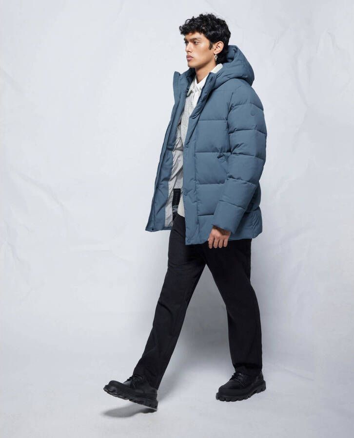 Elvine gewatteerde winterjas Bror leisure blue
