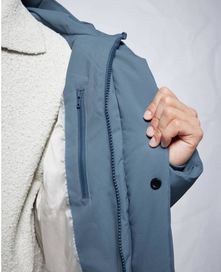 Elvine gewatteerde winterjas Bror leisure blue