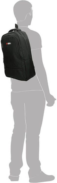Enrico Benetti rugzak Hamburg 15 inch black