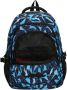 Enrico Benetti rugzak Santa Cruz met grafische print zwart blauw - Thumbnail 3