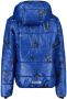 Esprit gewatteerde winterjas met all over print blauw Jongens Polyester Capuchon 92 - Thumbnail 3