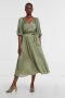 ESPRIT jurk met open detail groen - Thumbnail 3