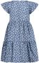 Esprit trapeze jurk met all over print blauw wit Meisjes Katoen Ronde hals 128-134 - Thumbnail 2