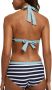 ESPRIT Women Beach niet-voorgevormde bandeau bikinitop donkerblauw wit - Thumbnail 2
