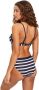 ESPRIT Women Beach voorgevormde beugel bikinitop donkerblauw wit - Thumbnail 3