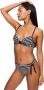 ESPRIT Women Beach voorgevormde beugel bikinitop zwart wit - Thumbnail 4
