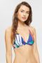 ESPRIT Women Beach voorgevormde halter bikinitop blauw multi - Thumbnail 3