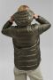 ESPRIT Women Casual gewatteerde jas van gerecycled polyester donkergroen - Thumbnail 4