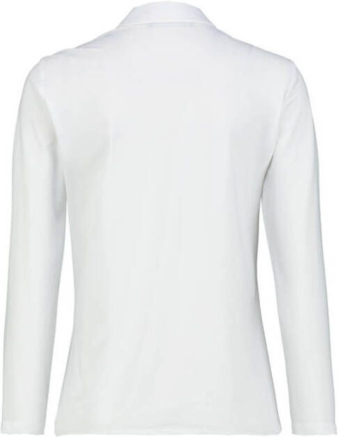 Expresso blouse van travelstof Xanta wit