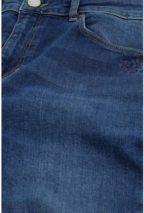 Fabienne Chapot high waist slim fit jeans Eva medium blue denim