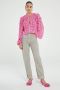 Fabienne Chapot blouse Bibi met all over print en ruches roze - Thumbnail 7