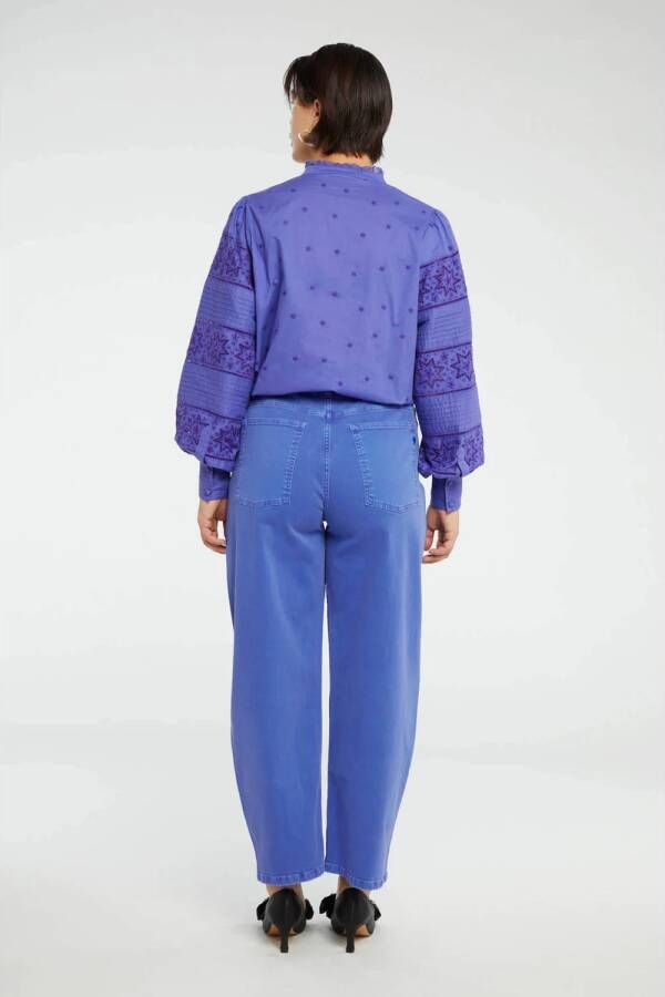 Fabienne Chapot blouse Fionna van biologisch katoen paars