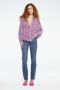 Fabienne Chapot blouse Hollie met all over print paars roze blauw - Thumbnail 6