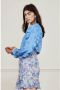 Fabienne Chapot blouse Josefin Leo met borduursels blauw - Thumbnail 4