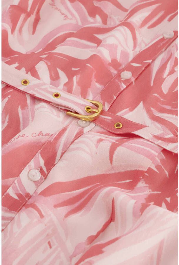 Fabienne Chapot blousejurk Myla butterfly met all over print roze