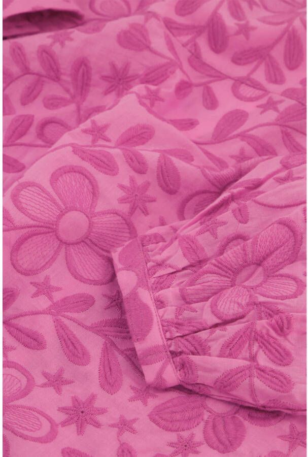 Fabienne Chapot gebloemde blouse Belle van biologisch katoen roze