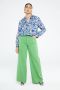 Fabienne Chapot gebloemde blouse Lot blauw groen - Thumbnail 8