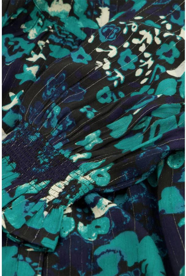 Fabienne Chapot gebloemde blousejurk Willow blauw