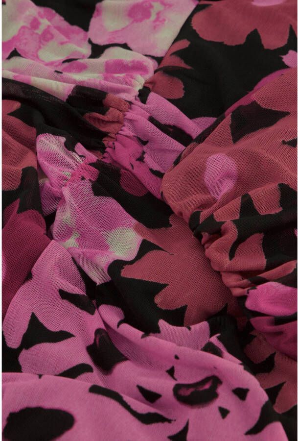 Fabienne Chapot gebloemde jurk Welma van gerecycled polyester roze