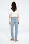 Fabienne Chapot high waist straight fit jeans Lola straight met borduursels blauw - Thumbnail 4