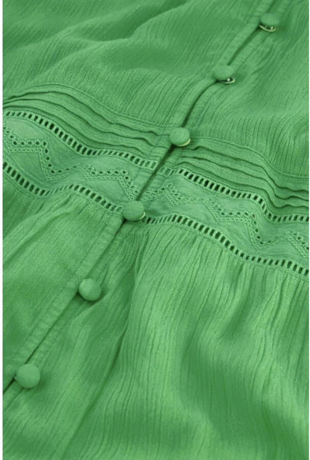 Fabienne Chapot maxi blousejurk Kira Dress met volant groen