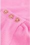 Fabienne Chapot Roze Trui Lillian Short Sleeve Pullover 202 - Thumbnail 6