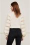 Fabienne Chapot semi-transparante blouse Vreni met open detail gebroken wit - Thumbnail 7