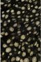 Fabienne Chapot semi-transparante blousetop Didi met stippen zwart goud - Thumbnail 1