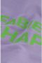 Fabienne Chapot sweater Flo Sweater met logo en plooien lila groen - Thumbnail 3